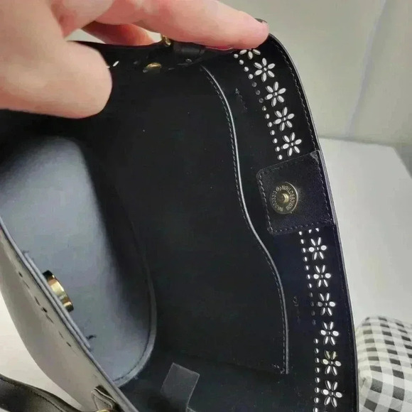 Nanette Lepore Bag In A Bag Black Blair Bag Satchel Bucket Shoulder Handbag - Picture 4 of 14